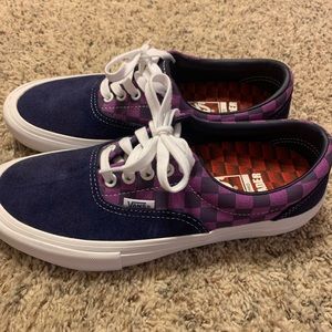 VANS purple suede upper & canvas lower.